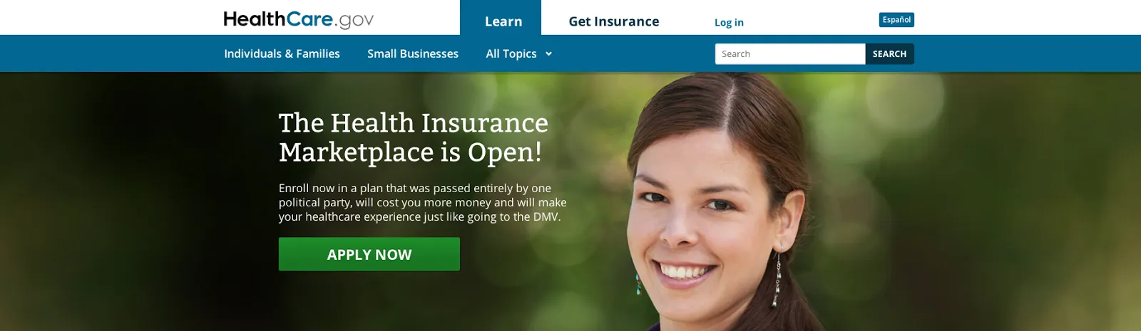 New homepage