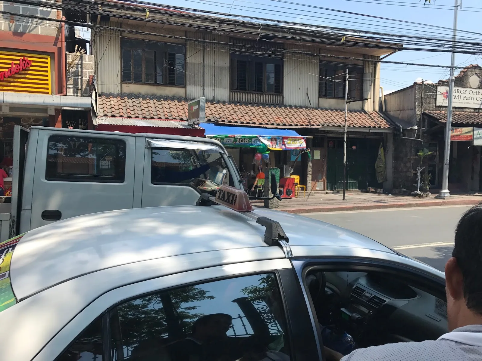 Hailing a taxi
