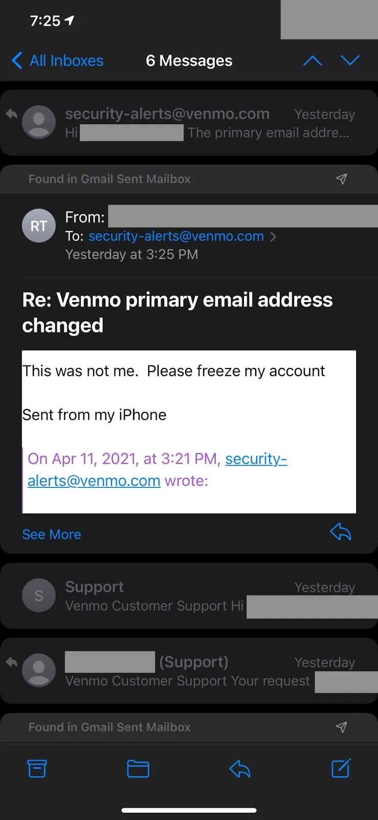 You can freeze your account
