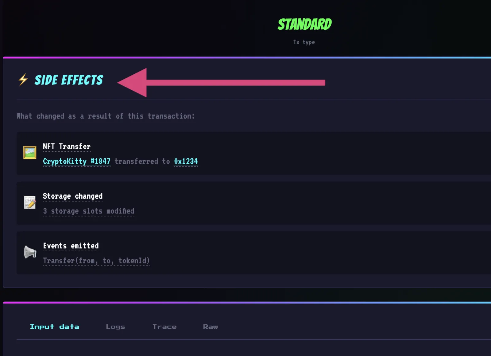 Hash4eva transaction full impact view