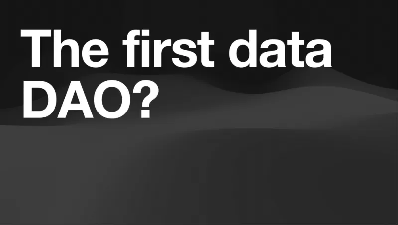 The first data DAO?